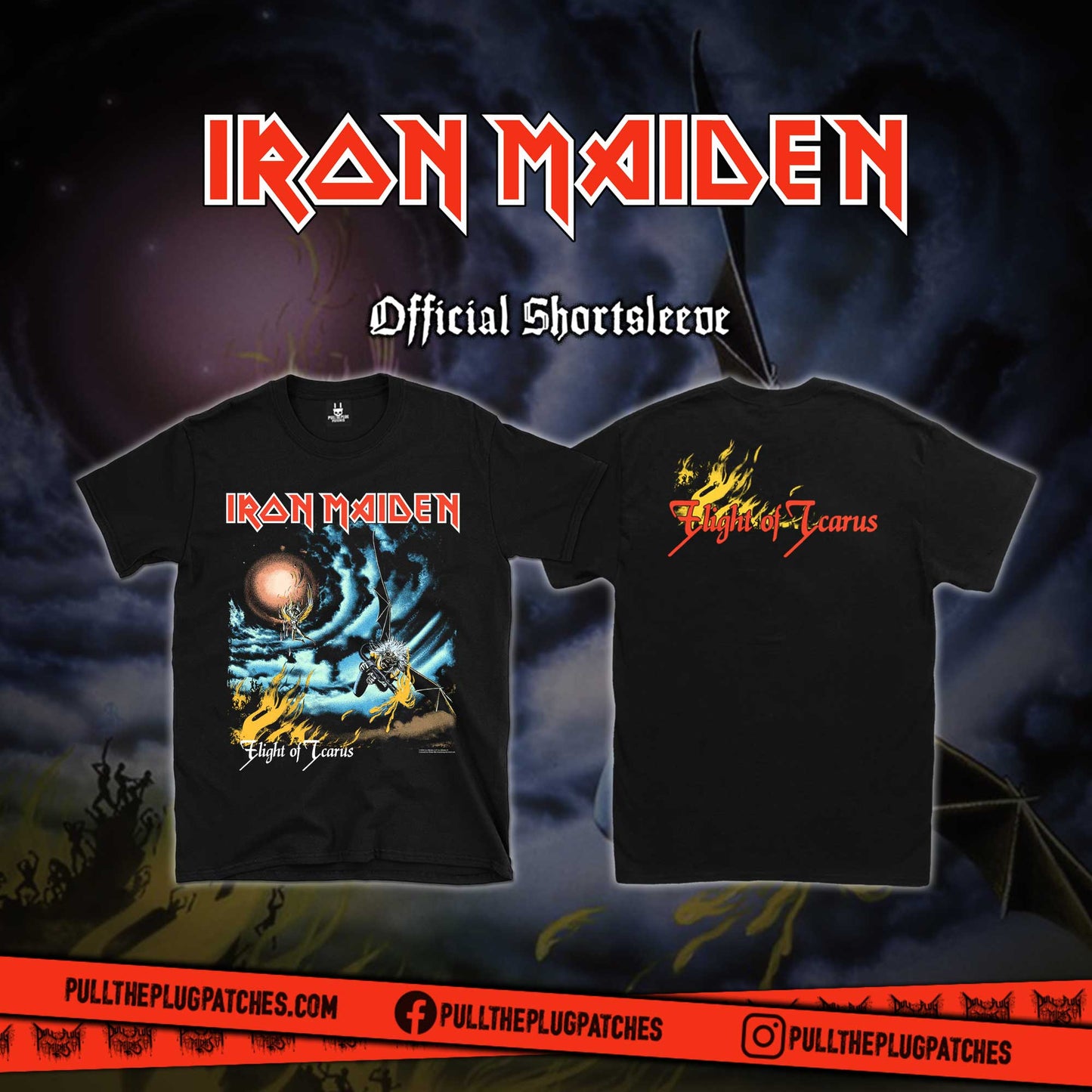 Iron Maiden - Flight Of Icarus - Shortsleeve Shirt