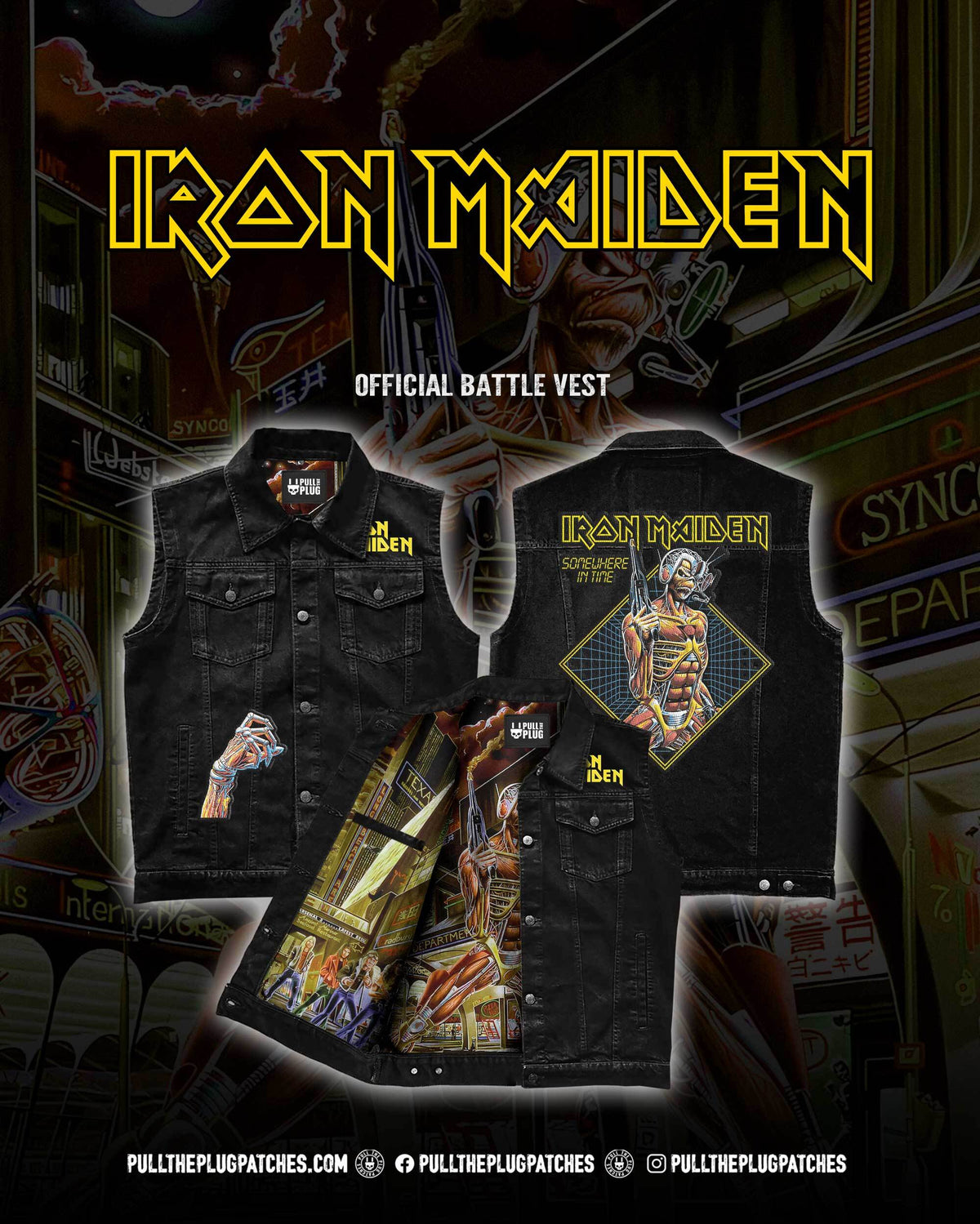 Iron Maiden - Somewhere In Time - Vest