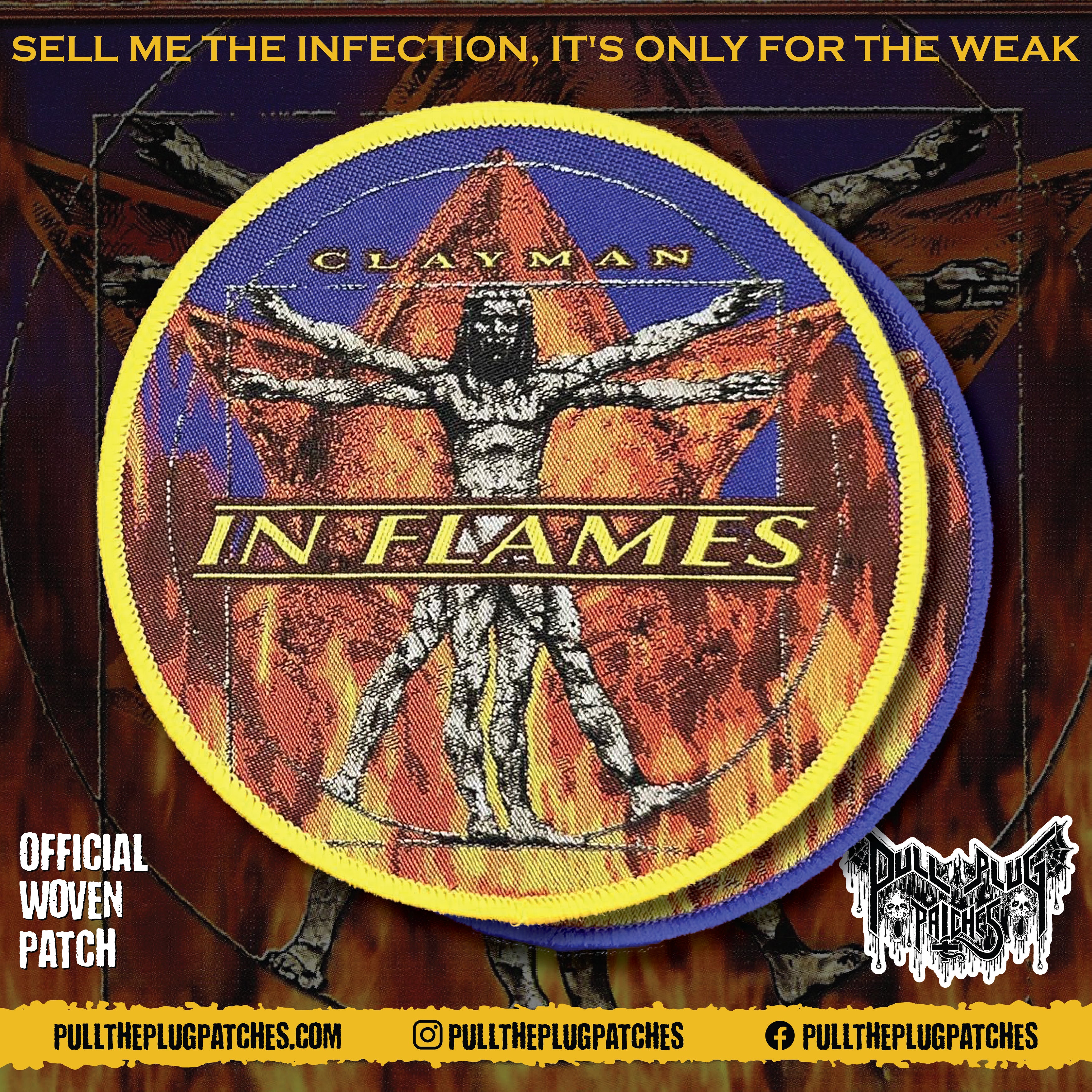 In Flames - Clayman - Patch – Pull The Plug