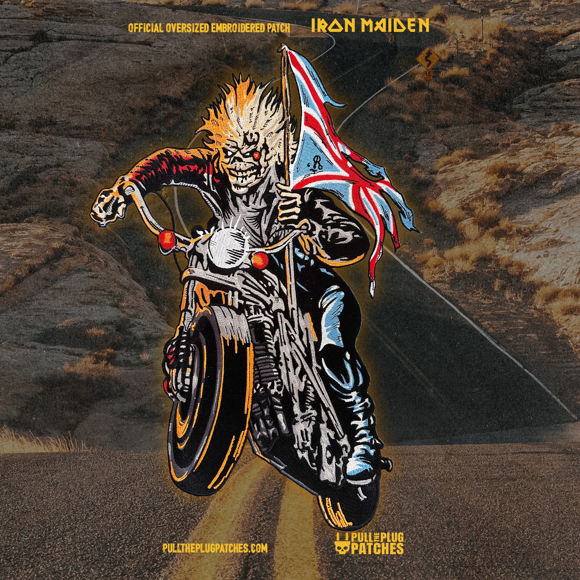 Iron Maiden - Infinite Dreams - Oversize Embroidered Patch – Pull