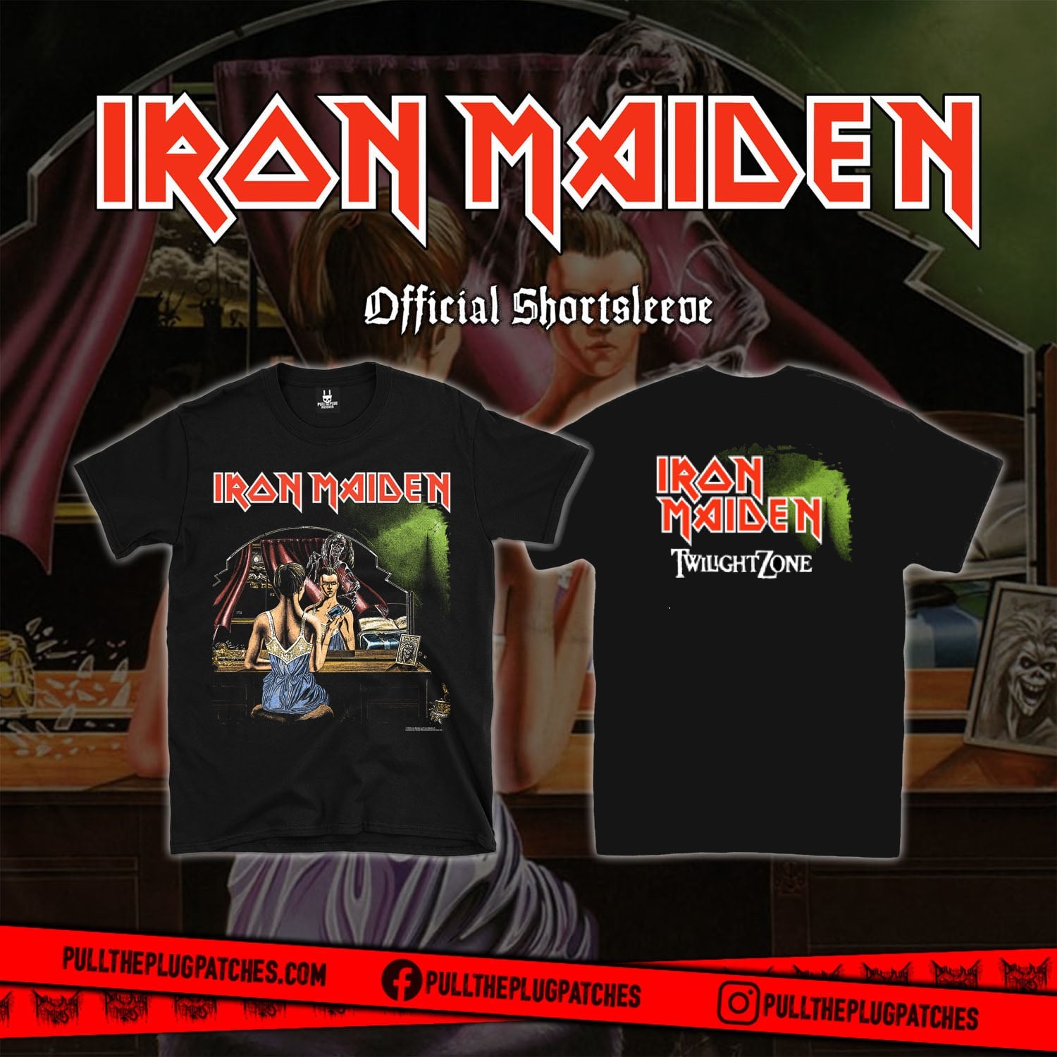 Iron Maiden - Twilight Zone - Shortsleeve Shirt – Pull The Plug