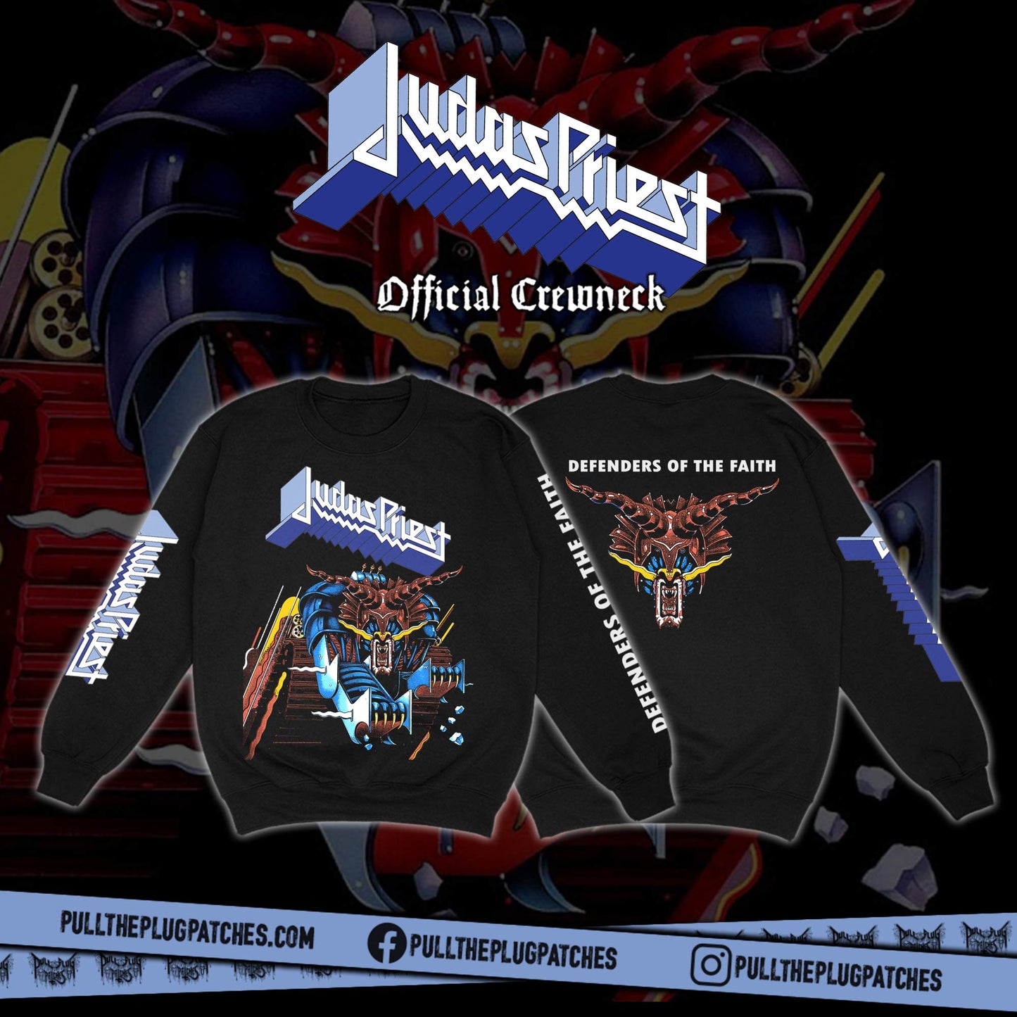 Judas Priest - Defenders Of The Faith - Crewneck Sweater