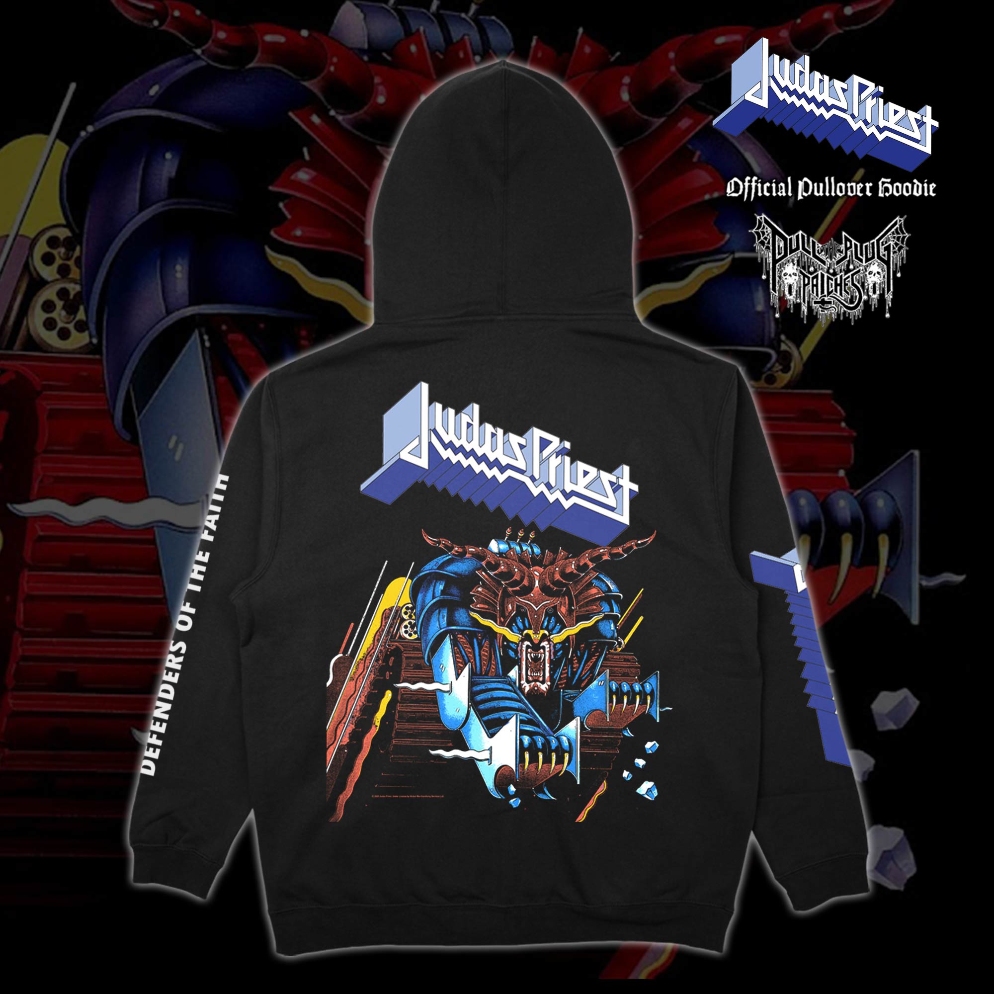 Judas Priest - Defenders Of The Faith - Pullover Hoodie – Pull The