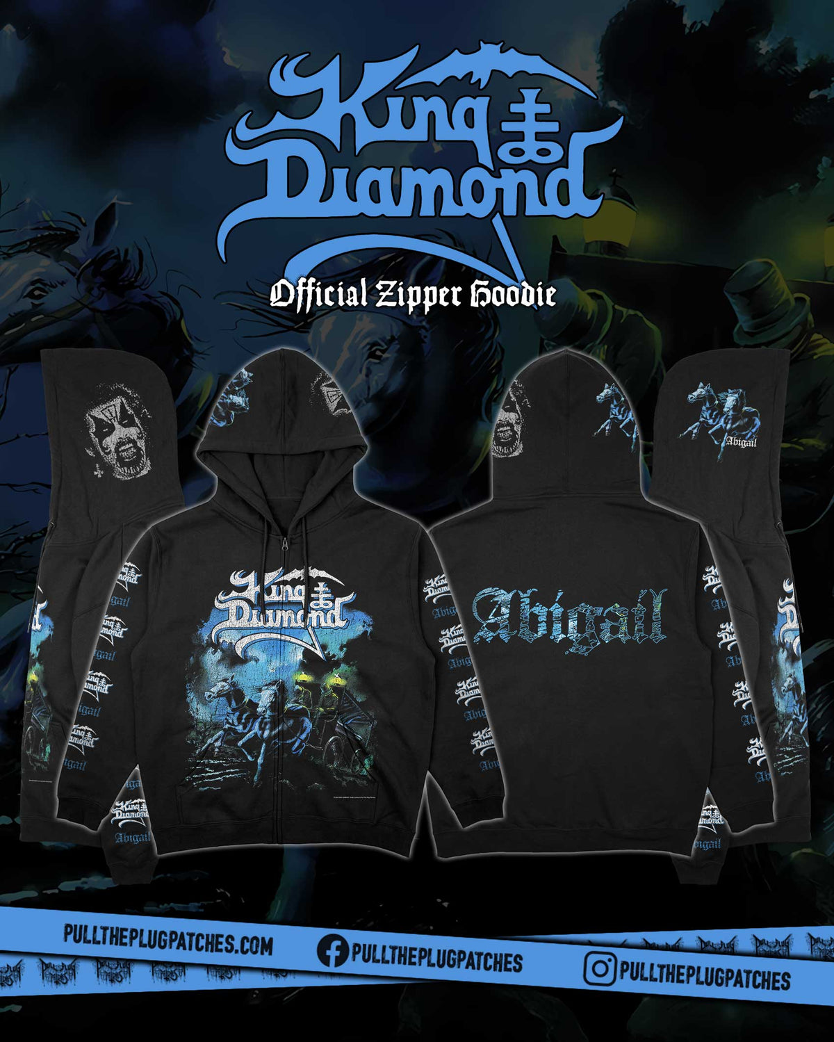 King Diamond - Abigail - Deluxe Zipper Hoodie