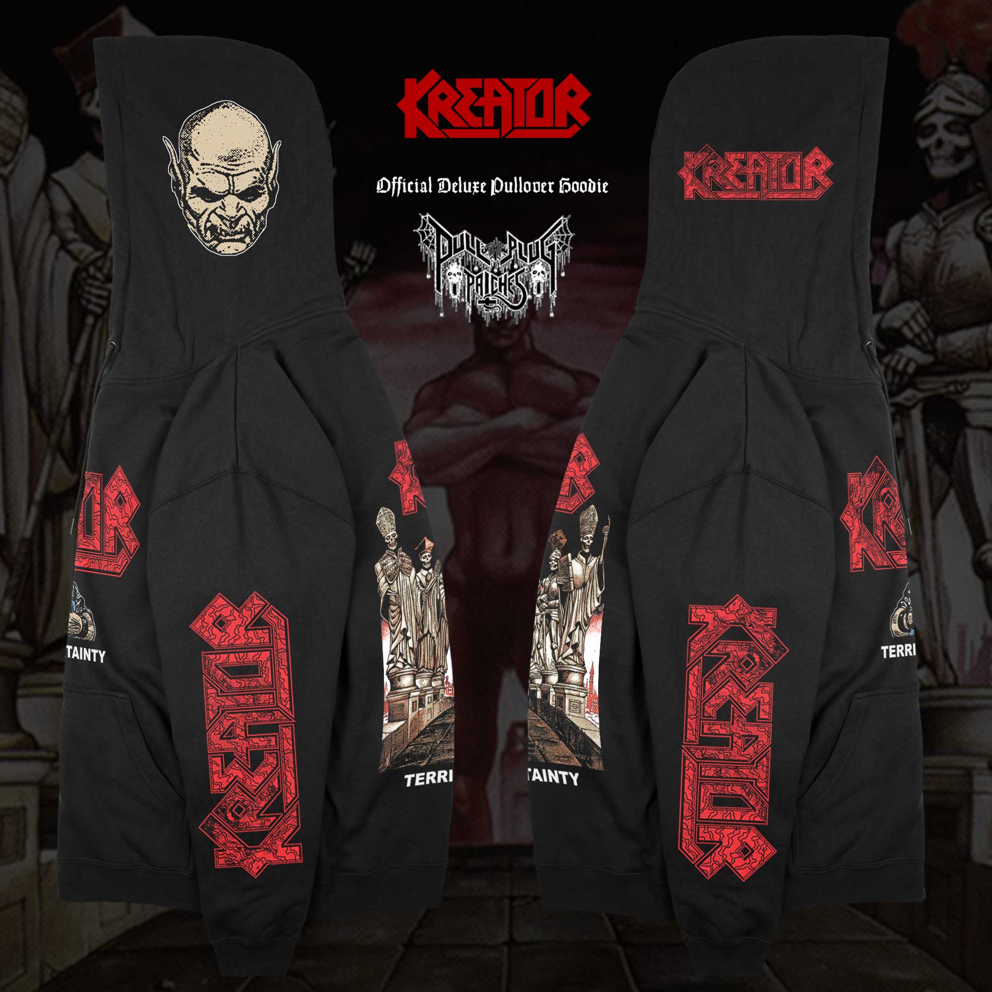 Kreator - Terrible Certainty - Deluxe Pullover Hoodie – Pull The Plug