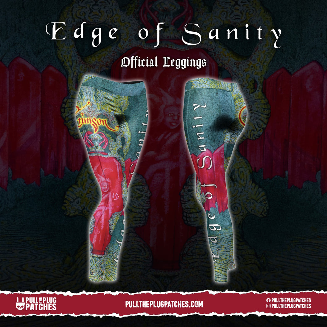 Edge Of Sanity - Crimson - Leggings