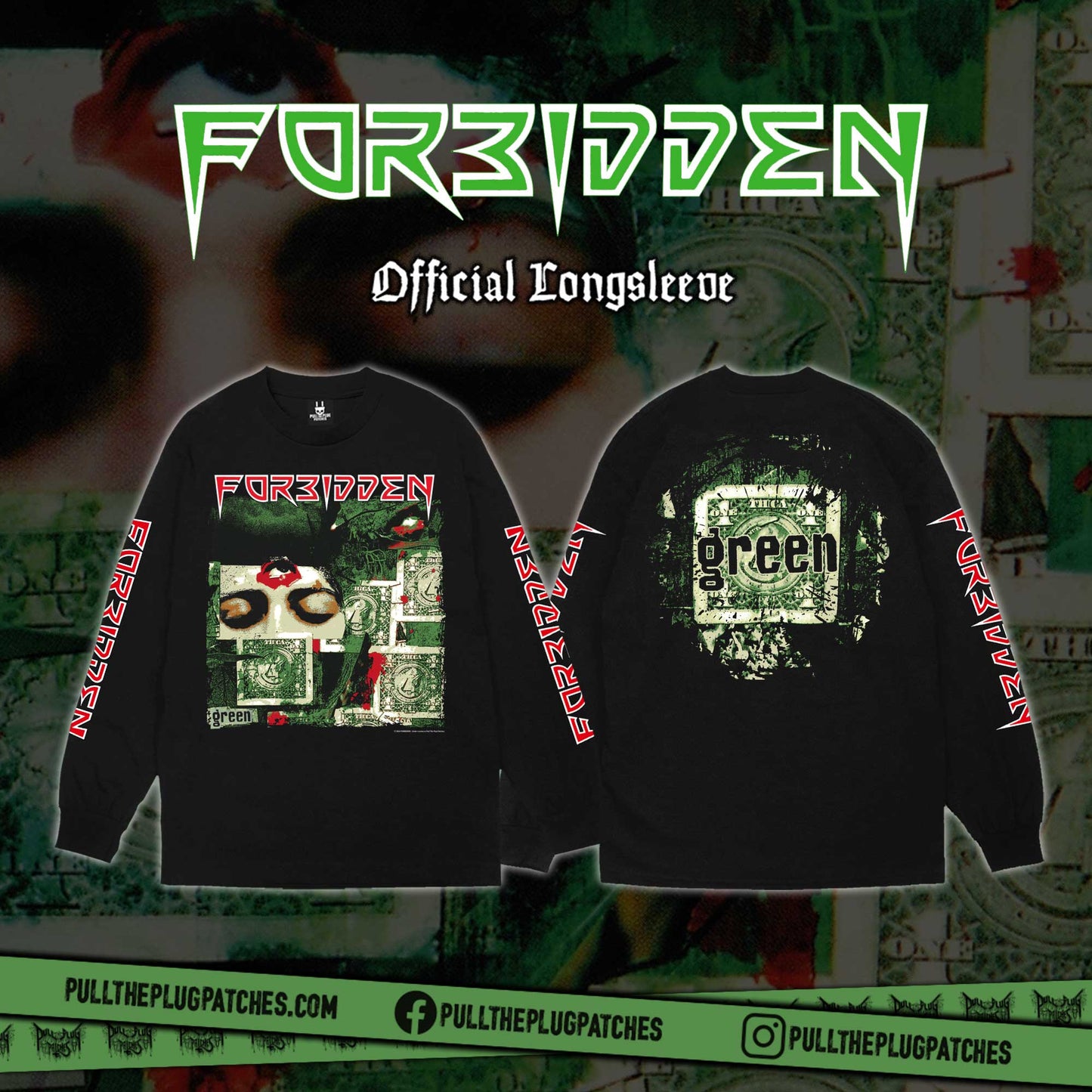 Forbidden - Green - Longsleeve Shirt