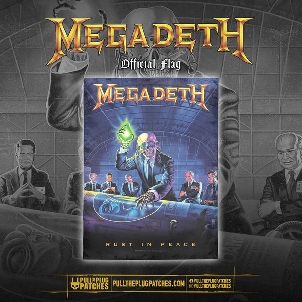 Megadeth – Rust In Peace Megadeth - Rust in Peace - Flag – Pull The Plug