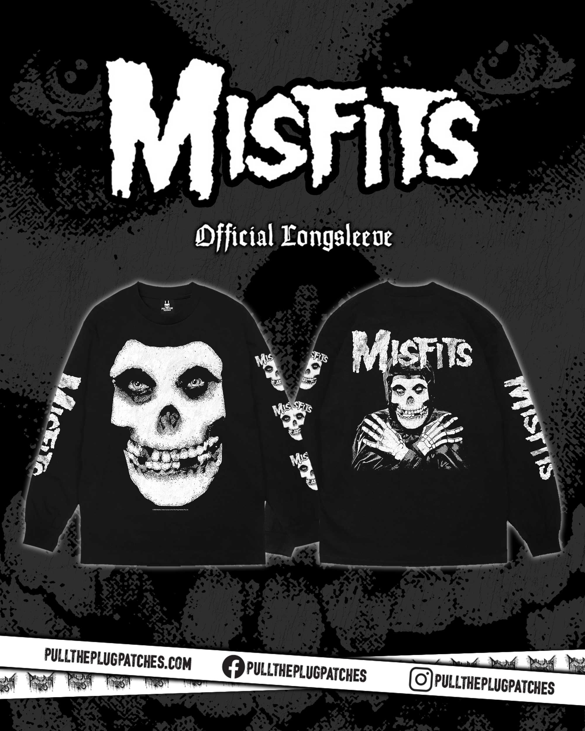 Misfits - Misfits - Longsleeve Shirt – Pull The Plug