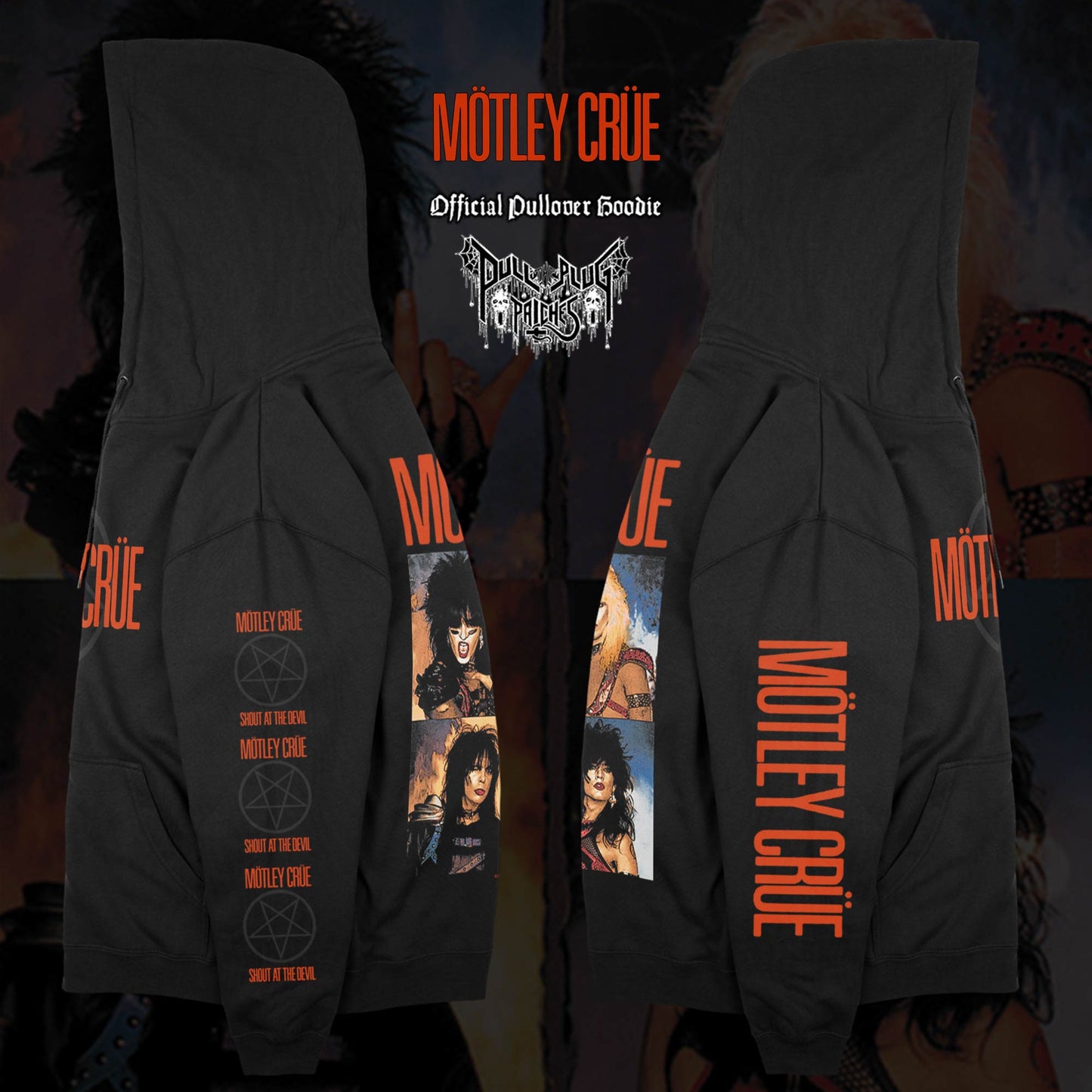 Motley Crue - Shout At The Devil - Pullover Hoodie