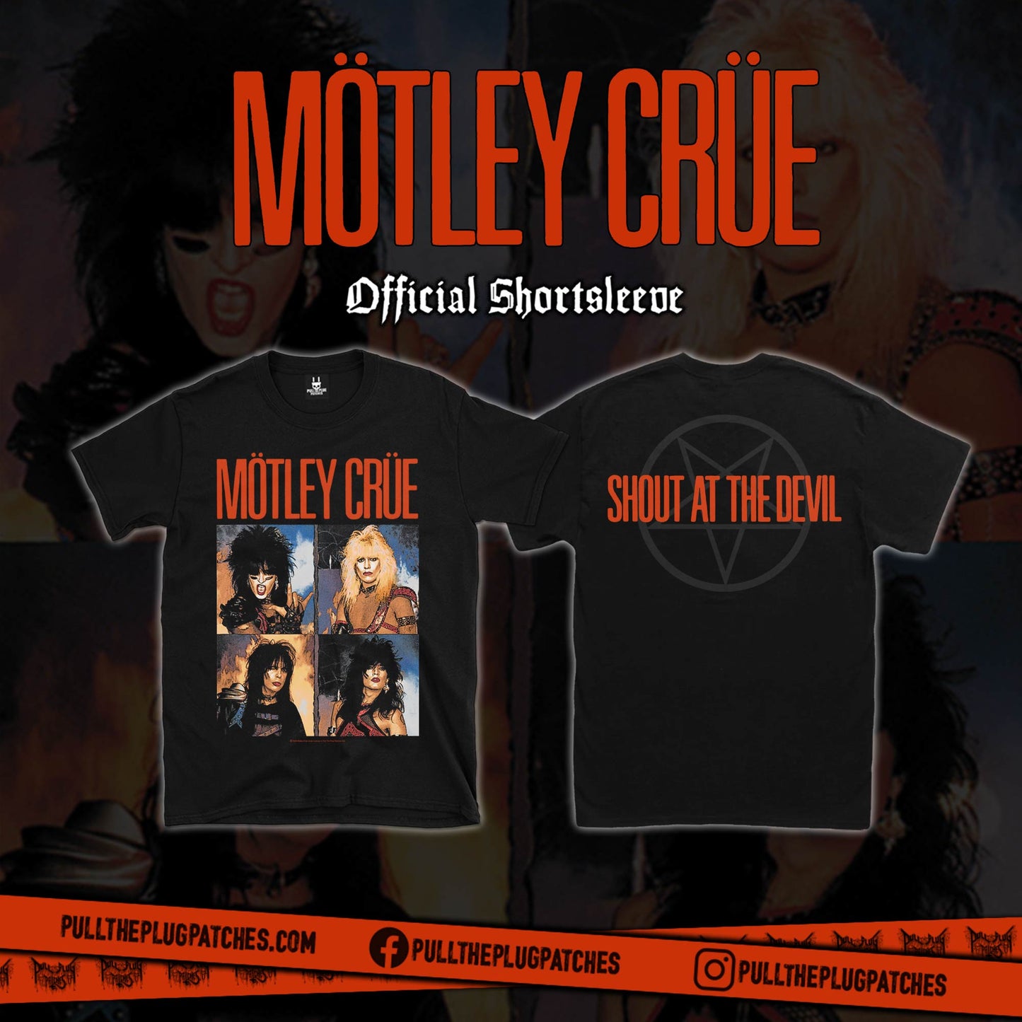 Motley Crue - Shout At The Devil - Shortsleeve Shirt