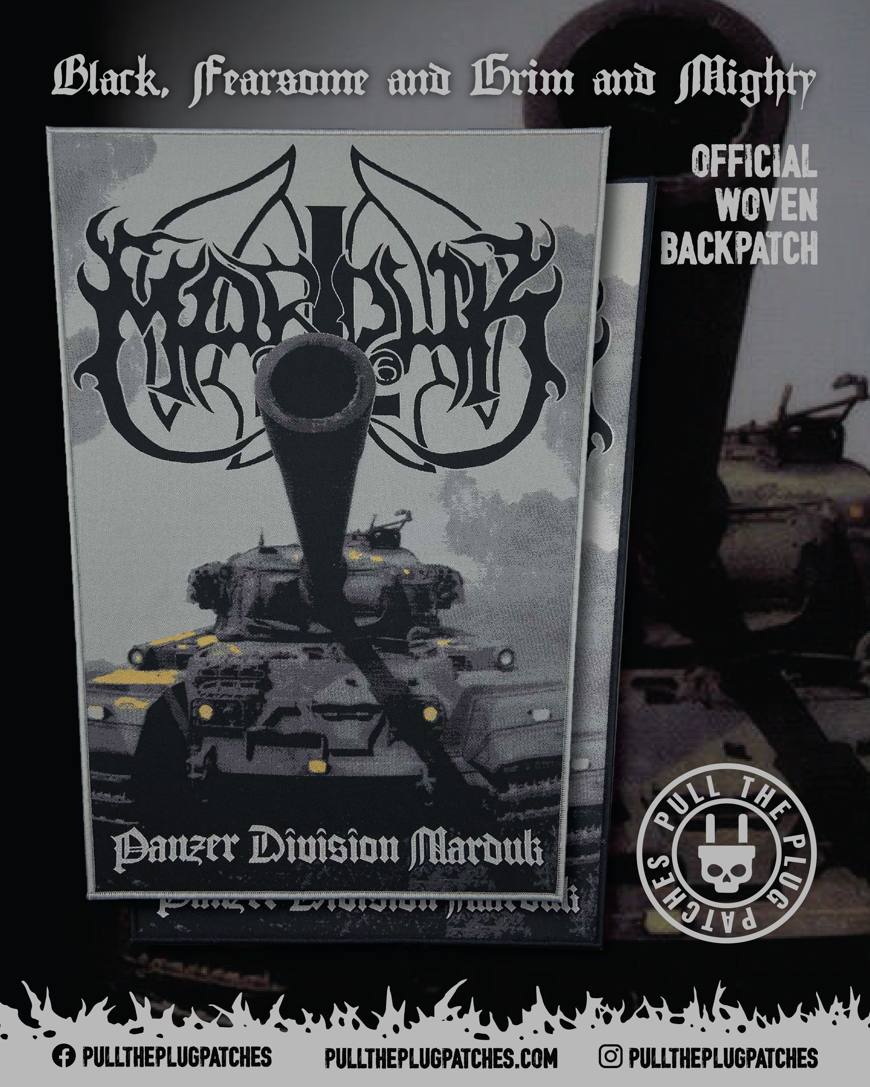 Marduk - Panzer Division Marduk - Backpatch – Pull The Plug