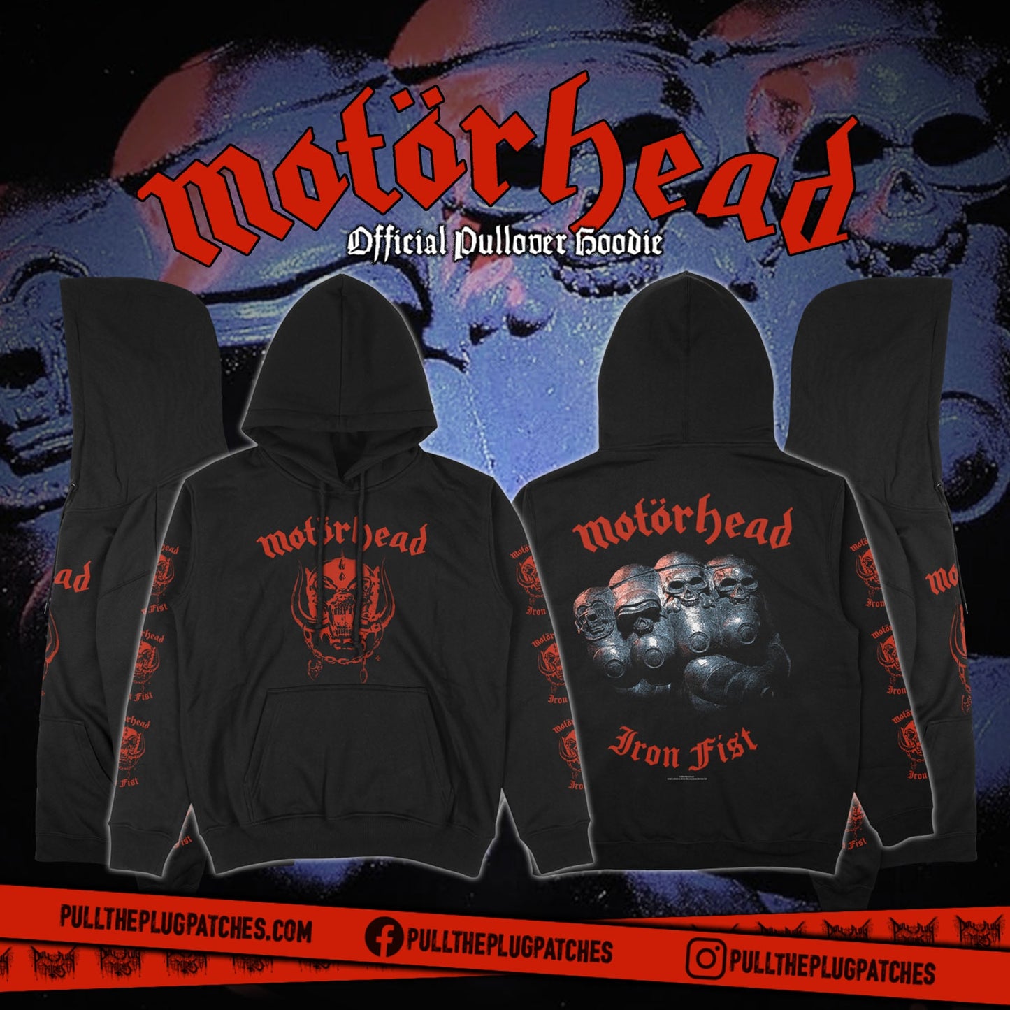 Motorhead - Iron Fist - Pullover Hoodie