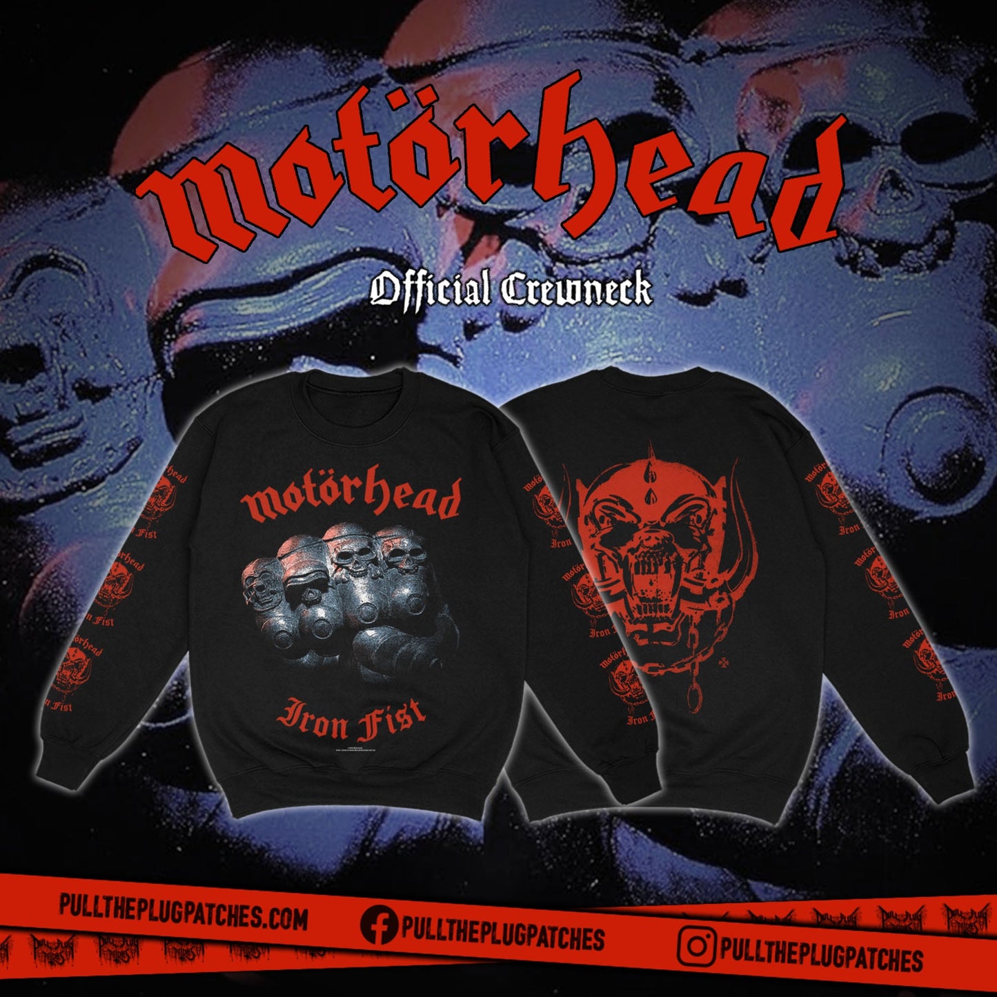 Motorhead - Iron Fist - Crewneck Sweater