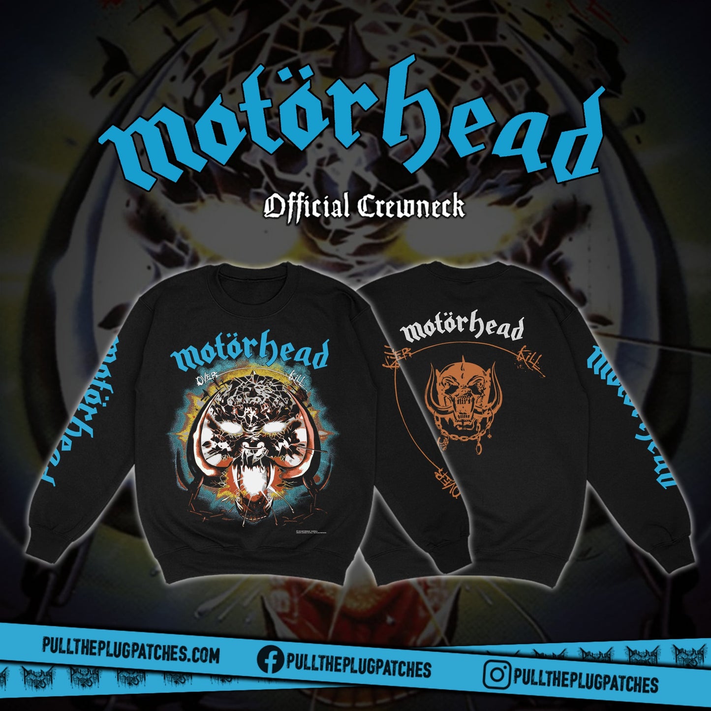 Motorhead - Overkill - Crewneck Sweater