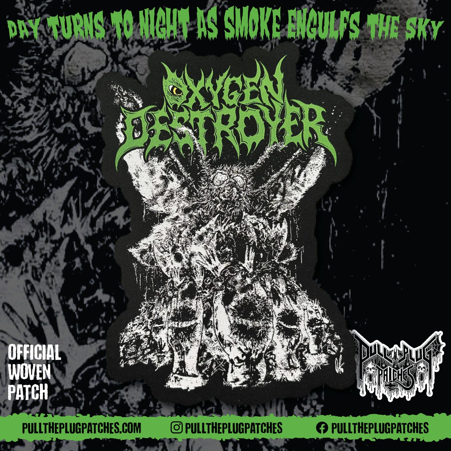 Oxygen Destroyer - Summoning the Moth of Divinity - Oversize Patch