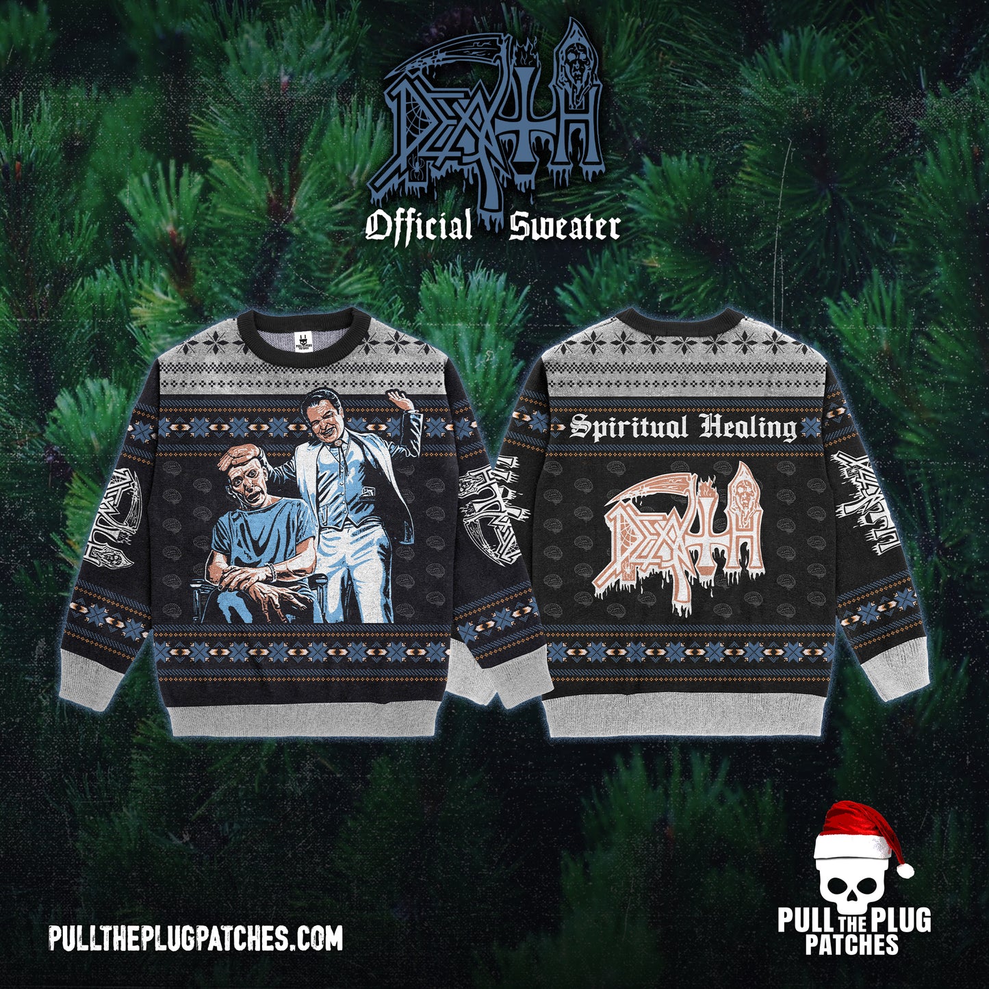 Death - Spiritual Healing - Christmas Sweater