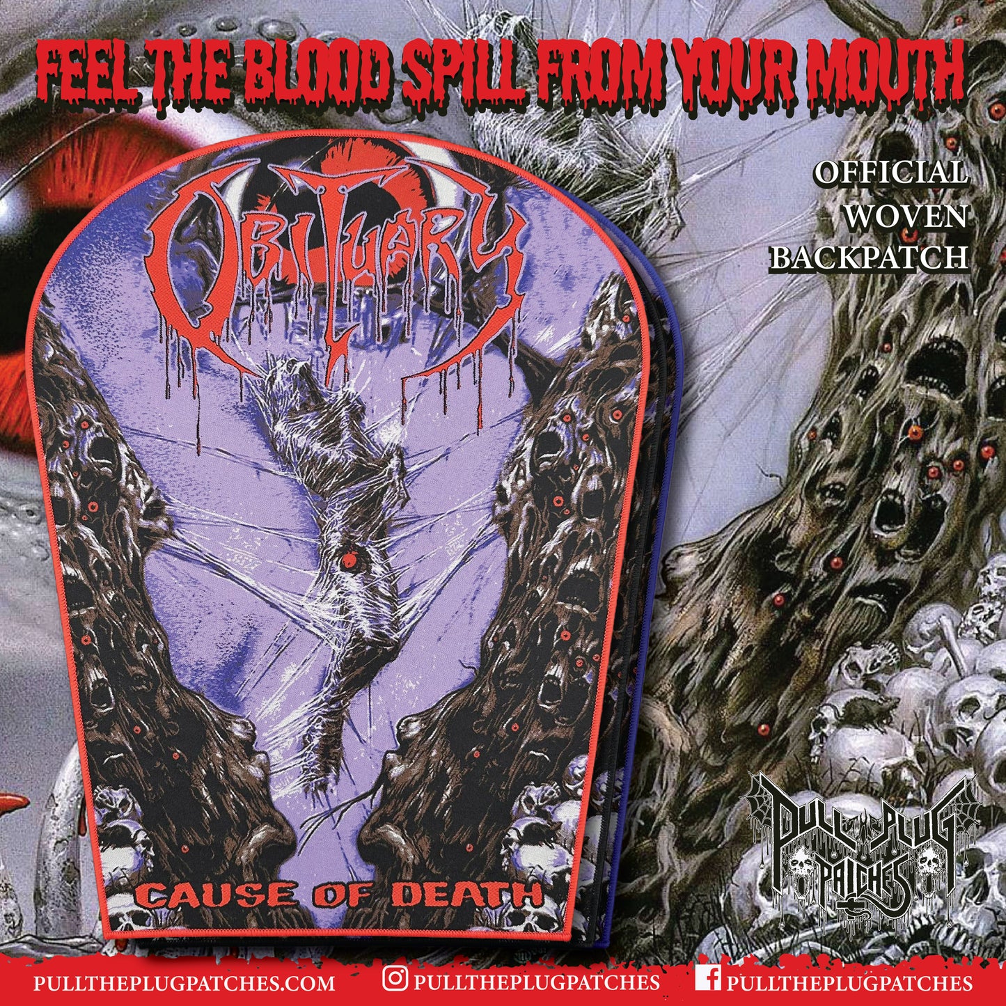 Obituary - Cause Of Death - Backpatch