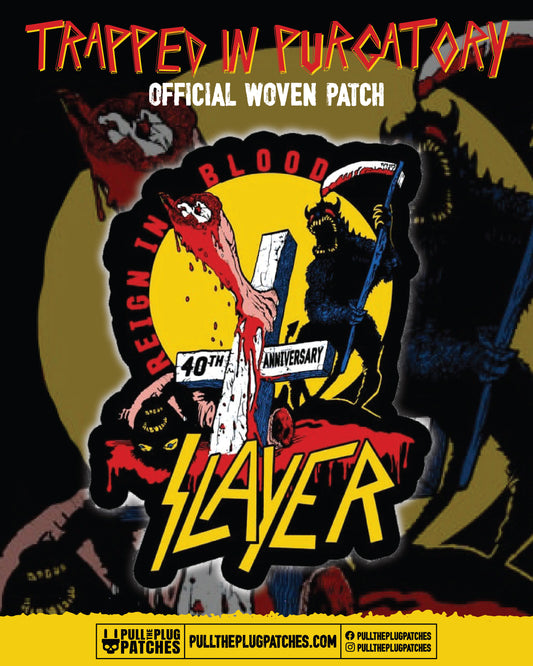 Slayer - Reign In Blood 40th Anniversary - Oversize Patch (Limited Edition)