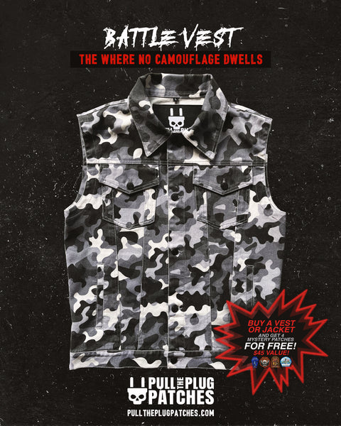 The Where No Camouflage Dwells - Vest – Pull The Plug
