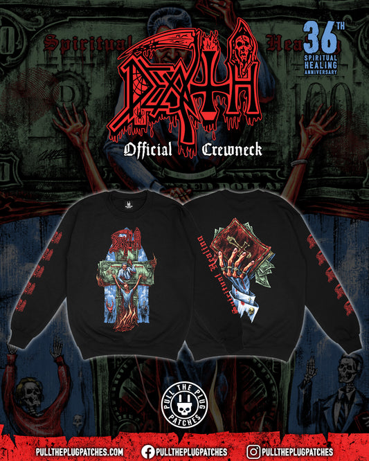 Death - Spiritual Healing x Exclusive Noah Cutter Meihoff Art - Crewneck Sweater (Limited Edition)