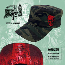 Load image into Gallery viewer, Death - Scream Bloody Gore Army Hat - Green Camo
