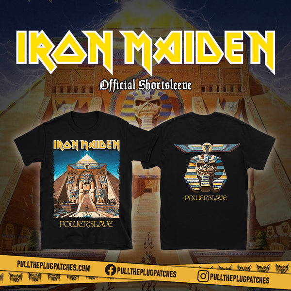Iron Maiden - Powerslave - Shortsleeve Shirt – Pull The Plug