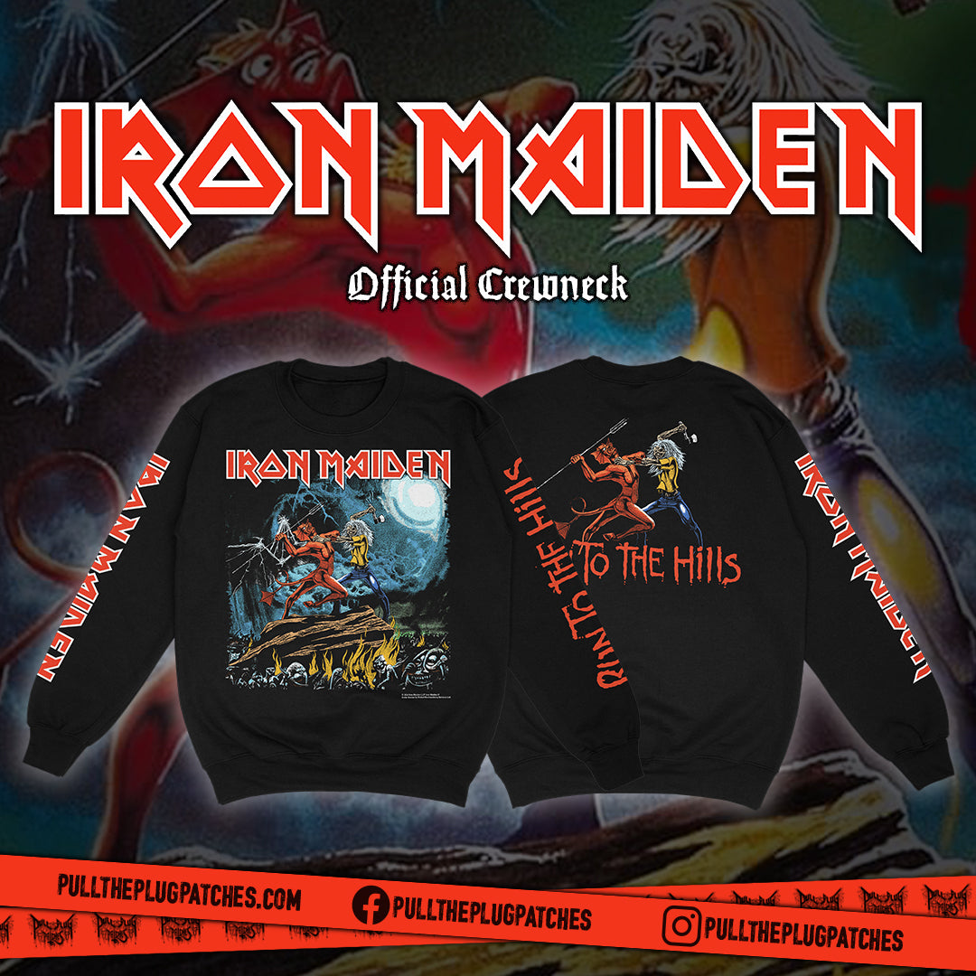 Iron Maiden - Run To The Hills - Crewneck Sweater