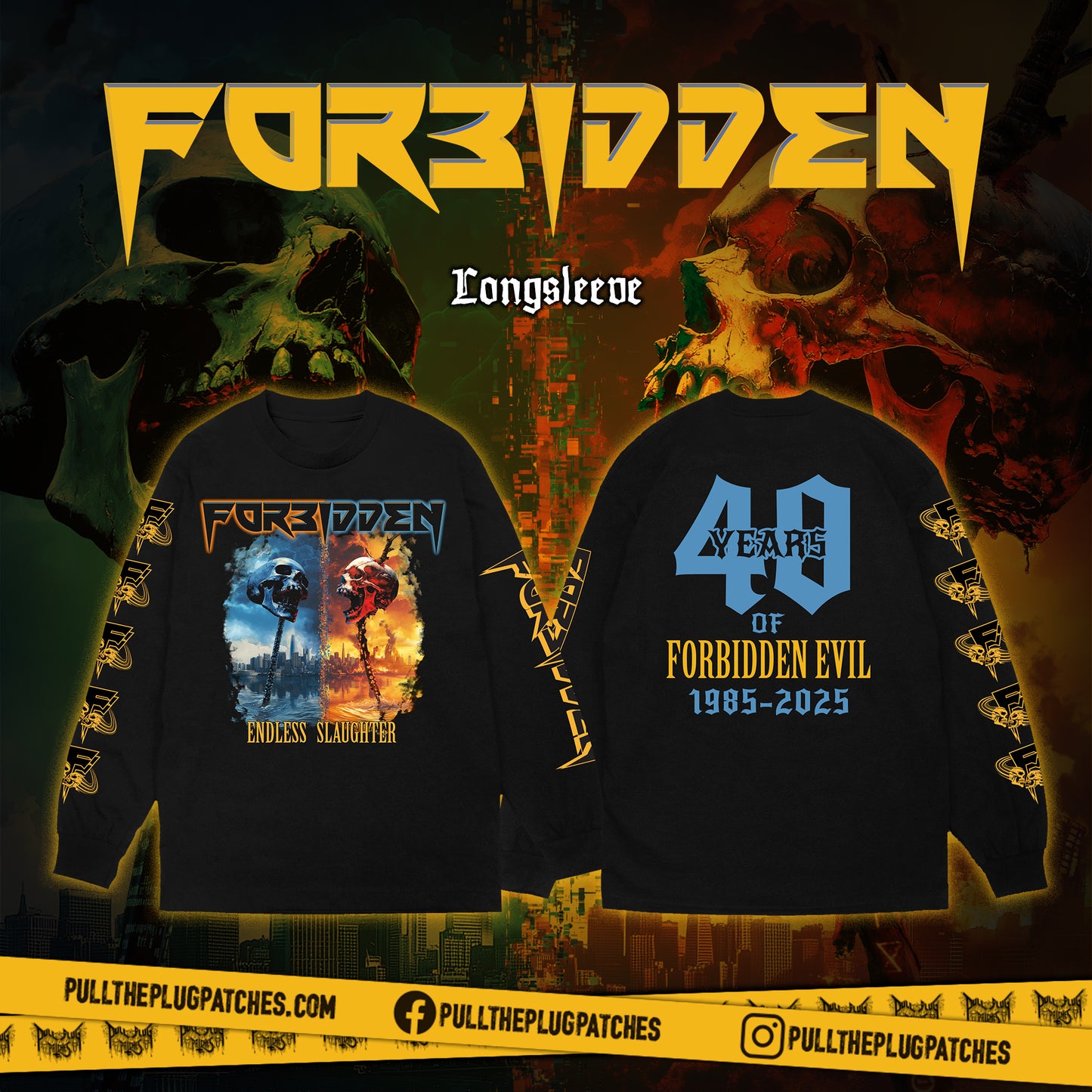 Forbidden - 40 Years Of Evil - Longsleeve Shirt