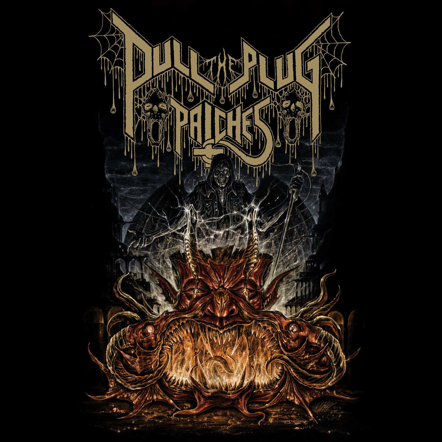 Pull The Plug Patches - Mouth Of Hell - Longsleeve Shirt