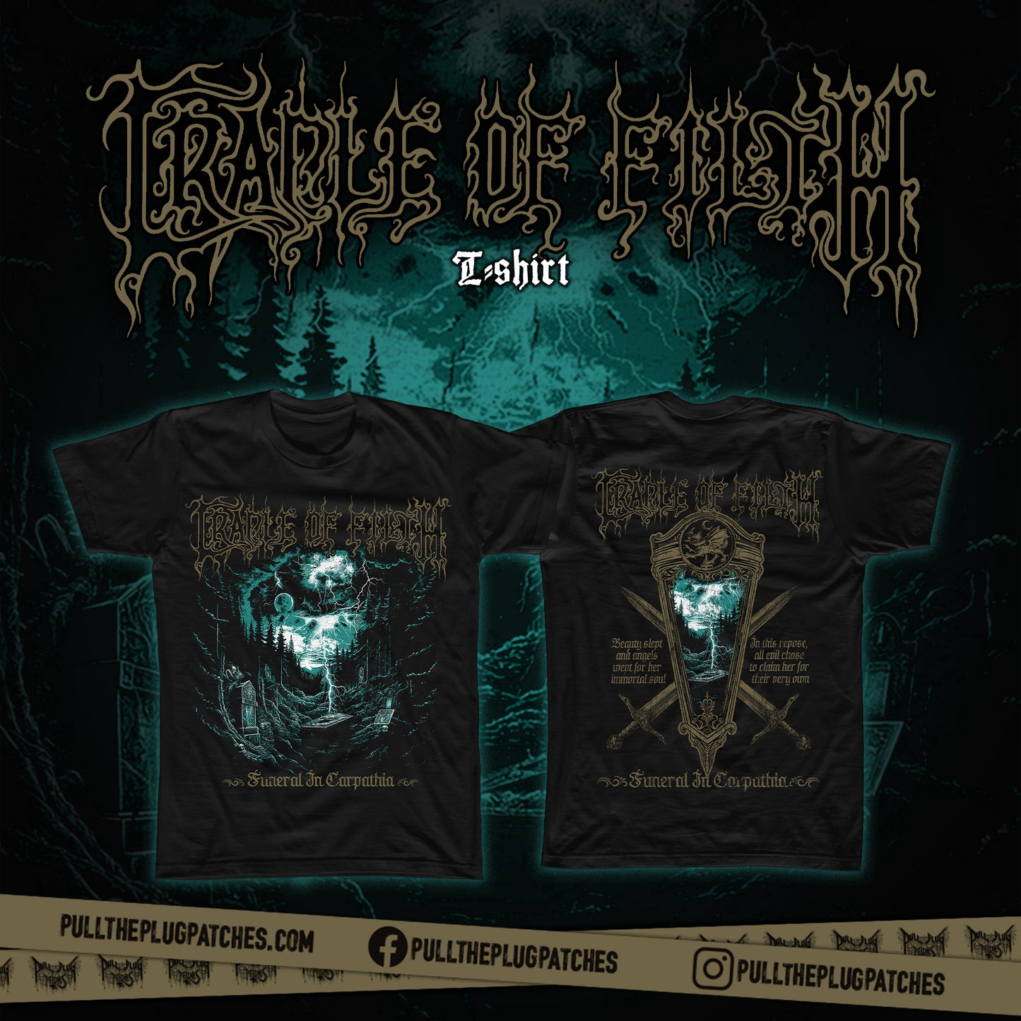 Cradle Of Filth - Funeral In Carpathia - Shortsleeve Shirt