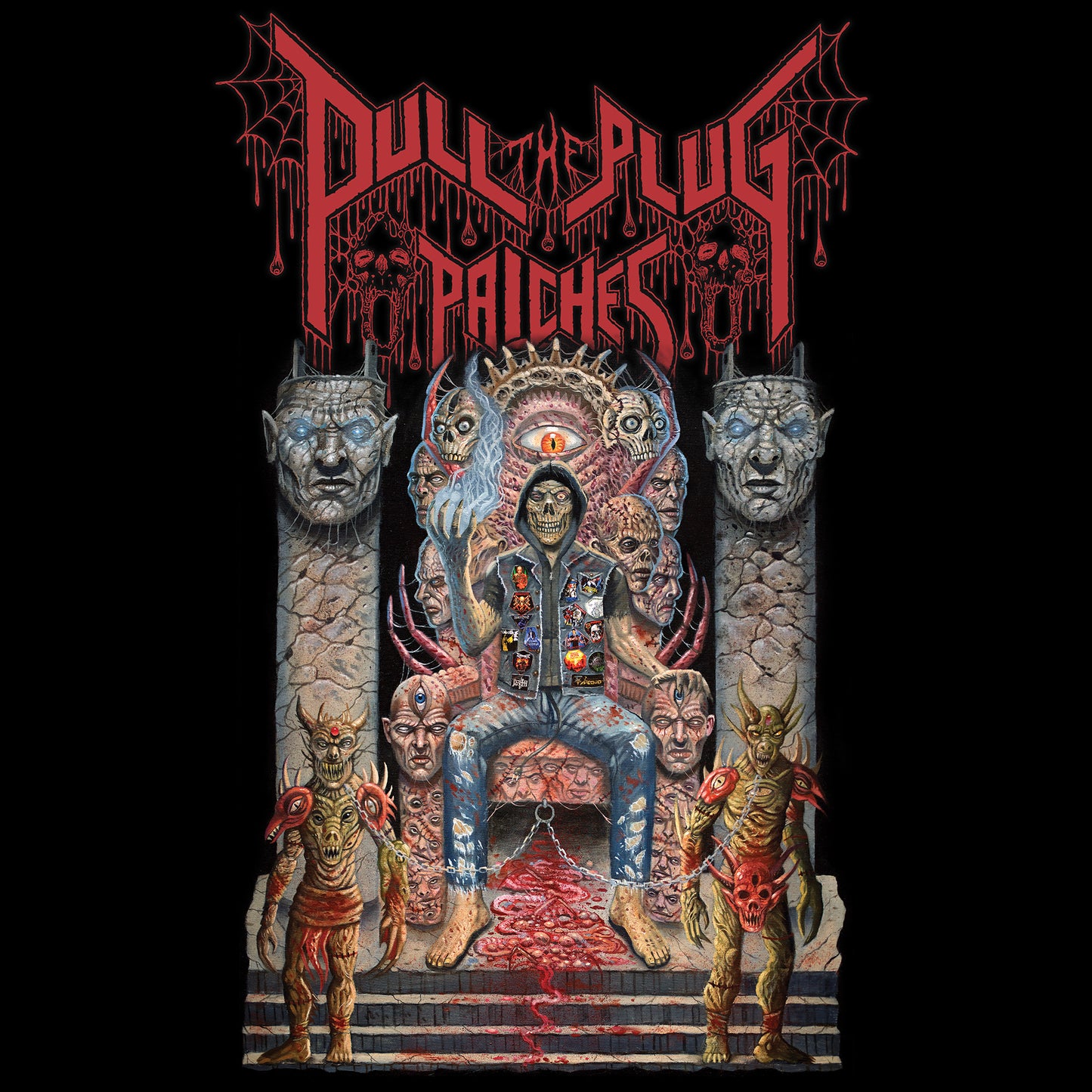 Pull The Plug Patches - Throne Of Patchie - Longsleeve Shirt