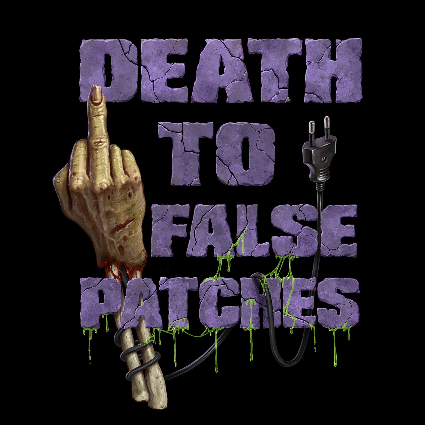 Pull The Plug Patches - Death To False Patches - Longsleeve Shirt