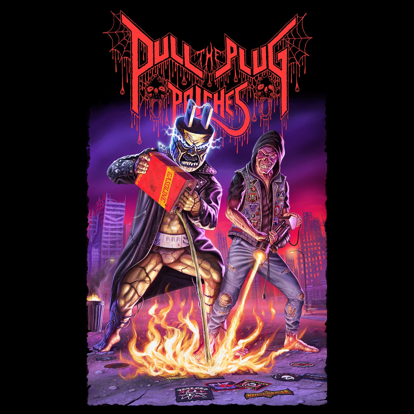 Pull The Plug Patches - Death To False Patches - Longsleeve Shirt