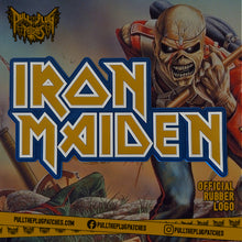 Load image into Gallery viewer, Iron Maiden - Trooper - Rubber Logo Patch
