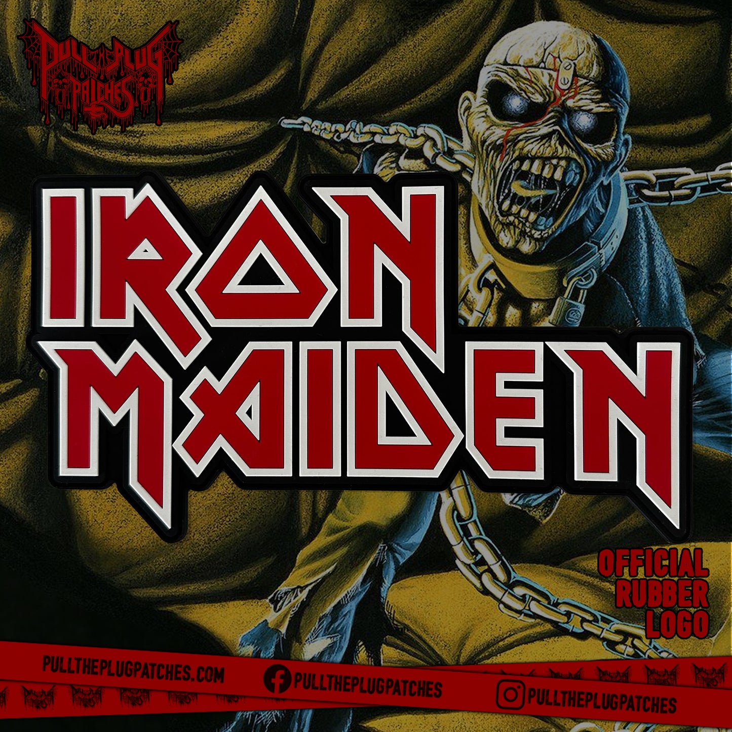 Iron Maiden - Piece - Rubber Logo Patch