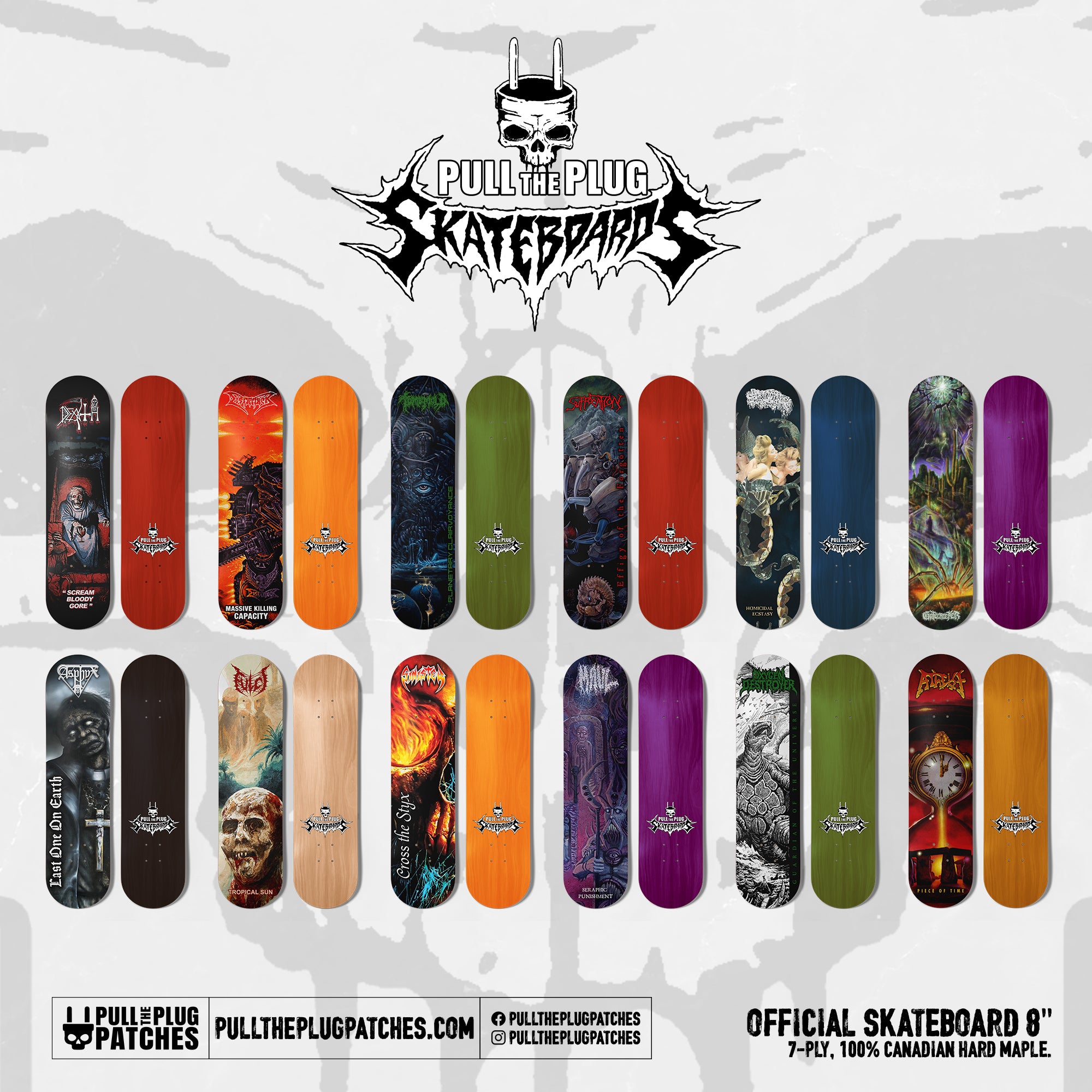 Sinister - Cross The Styx - Skateboard – Pull The Plug
