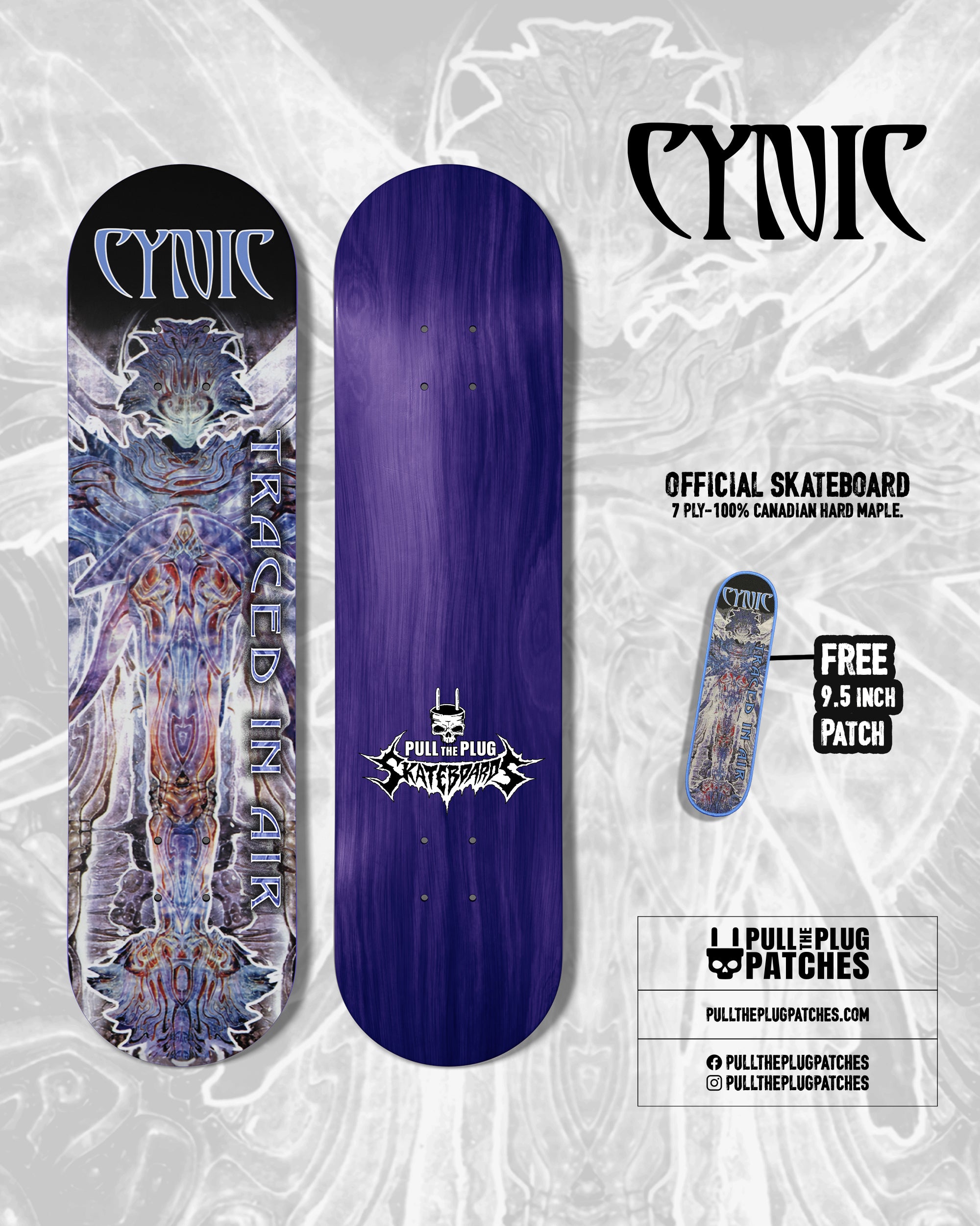 Cynic - Traced In Air - Skateboard – Pull The Plug