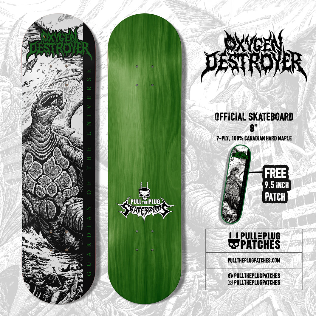 Oxygen Destroyer - Guardian Of The Universe - Skateboard