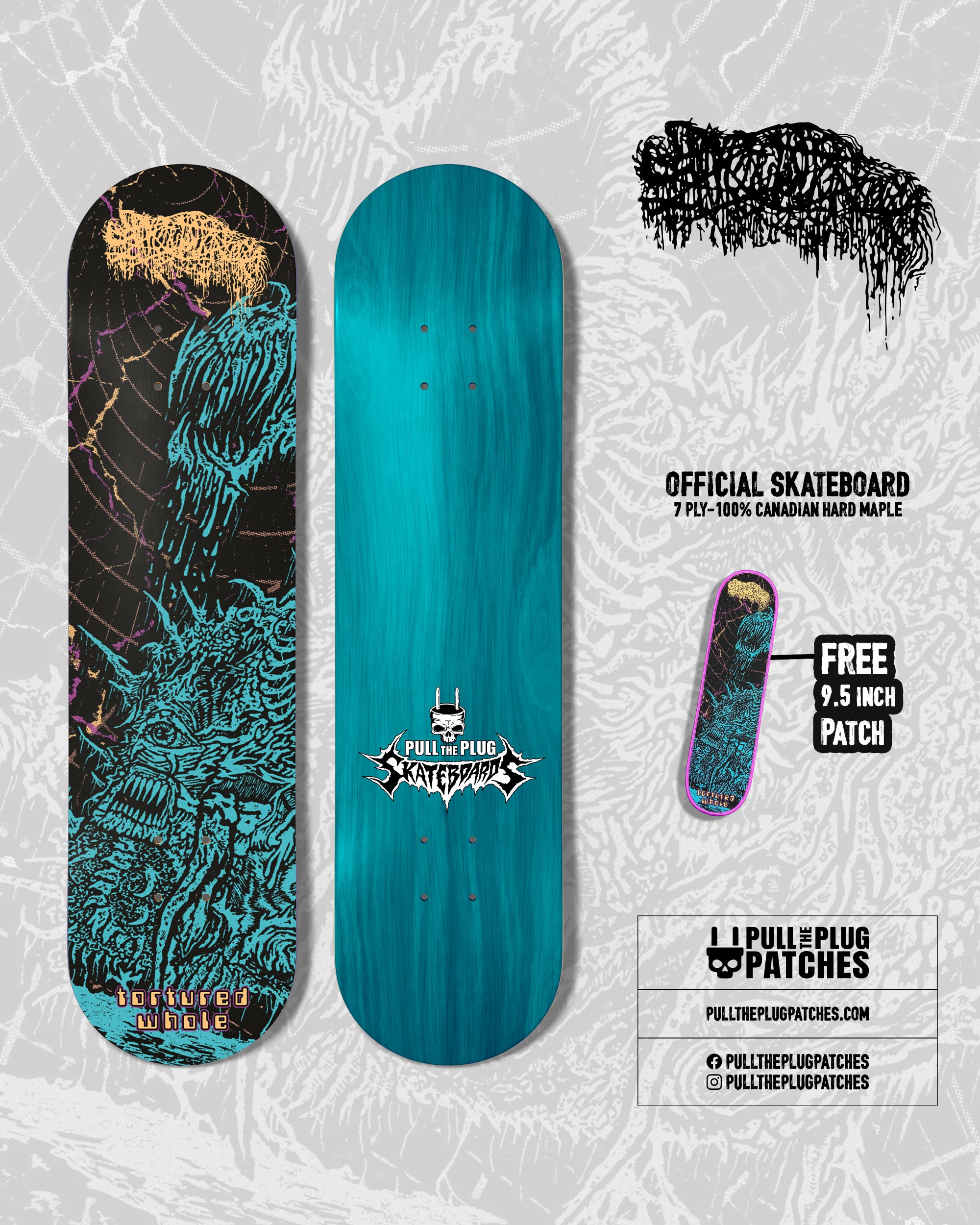Sanguisugabogg - Tortured Whole - Skateboard – Pull The Plug