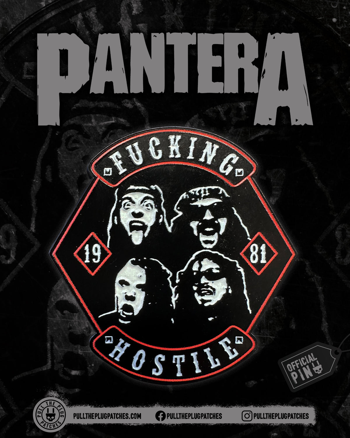 Pantera - Fucking Hostile - Pin