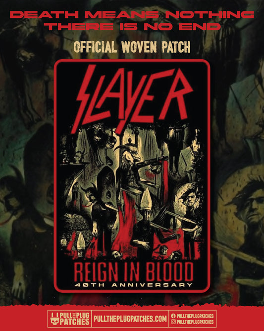 Slayer - Reign In Blood 40th Anniversary - Patch (Limited Edition)