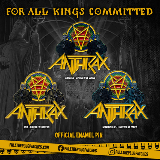 Anthrax - For All Kings (Yellow Logo) - Metal Pin