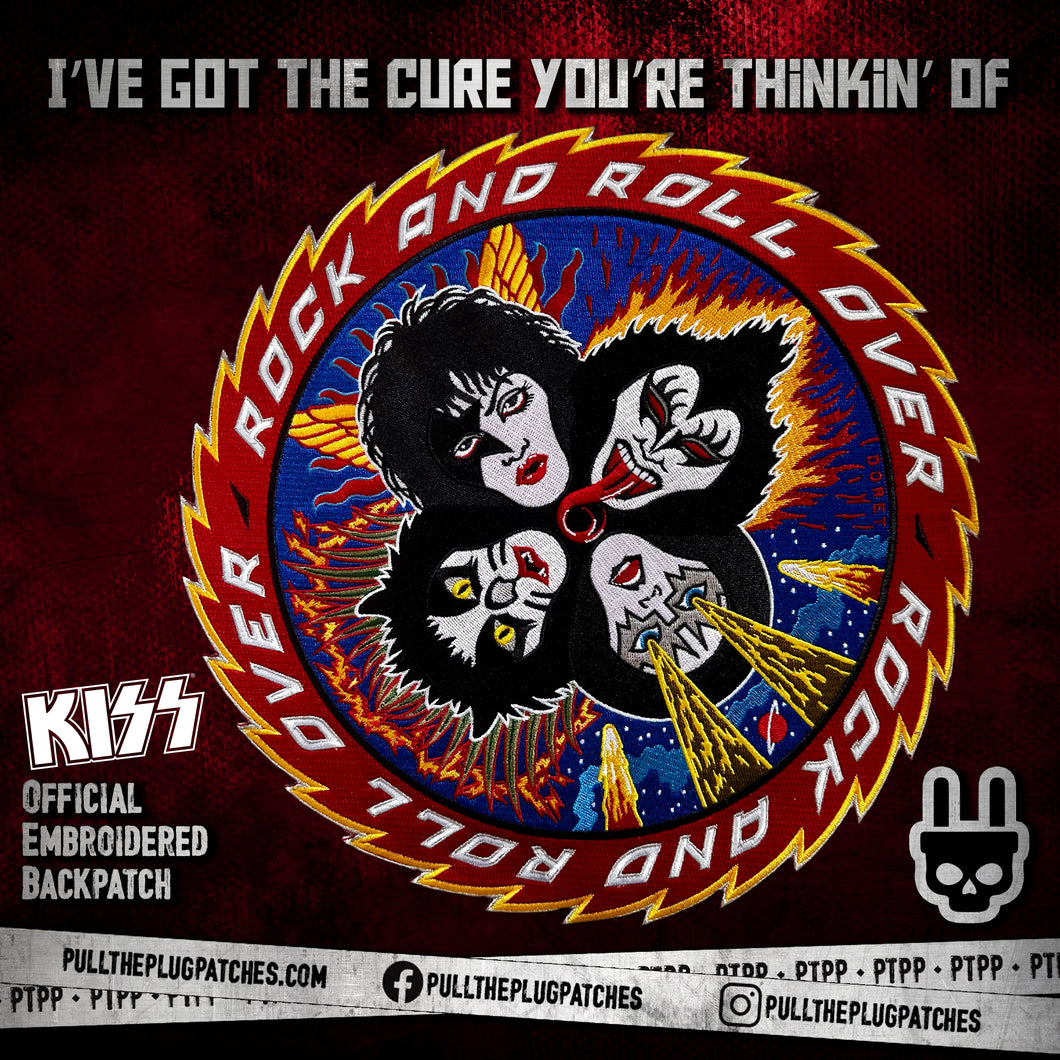 Kiss - Rock And Roll Over - Embroidered Backpatch