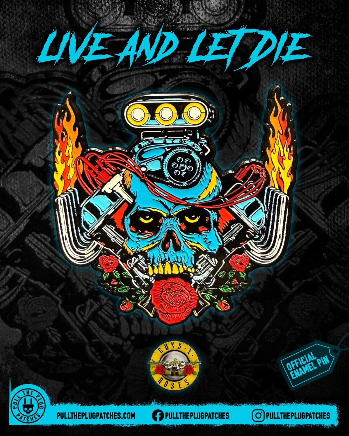 Guns N Roses - Live And Let Die - Pin