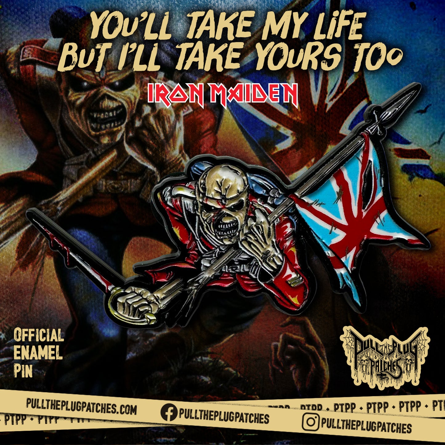 Iron Maiden - Enamel Pin - Bundle