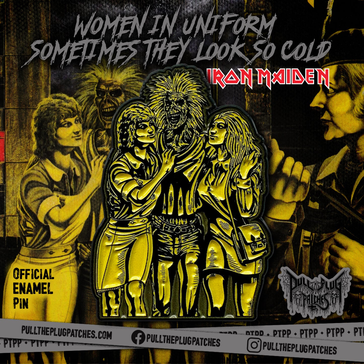 Iron Maiden - Women In Uniform - Pin