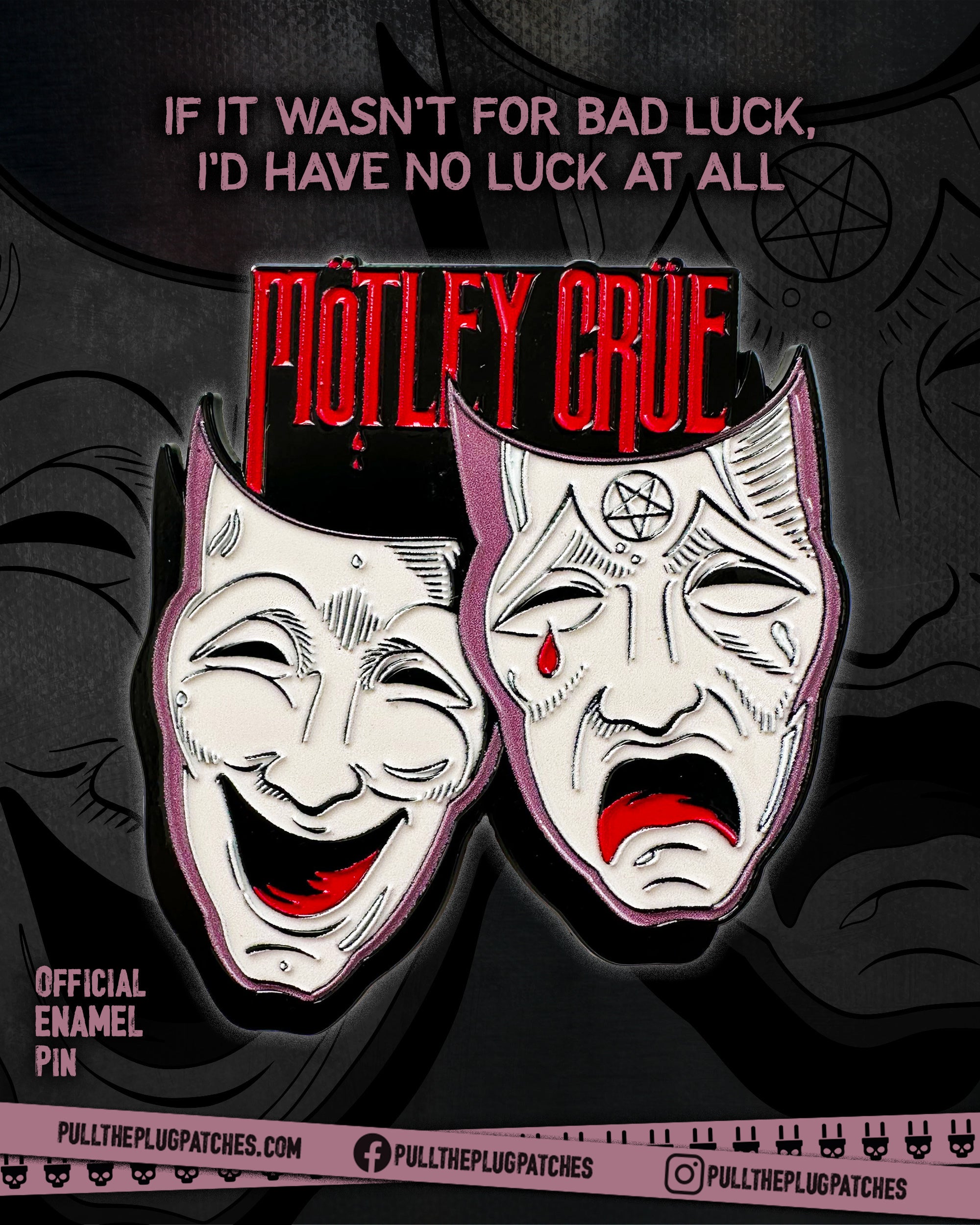 Motley Crue - Theatre Of Pain - Pin – Pull The Plug