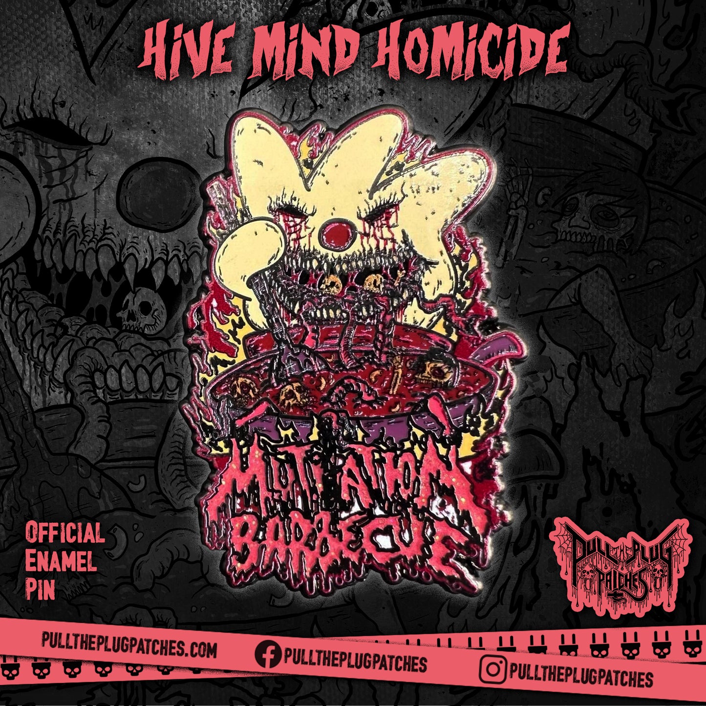 Mutilation Barbecue - Hive Mind Homicide - Pin