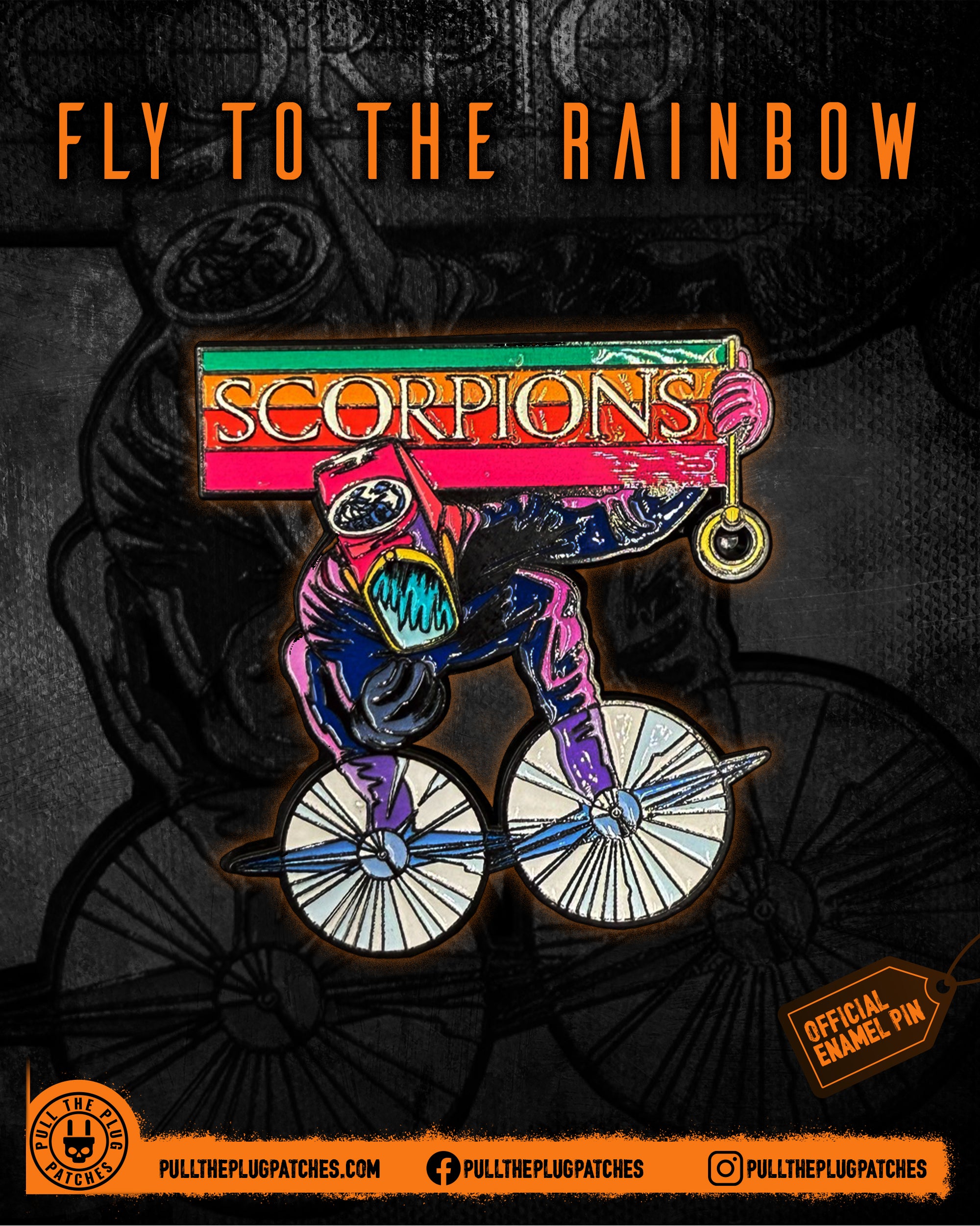 Scorpions - Fly To The Rainbow - Pin – Pull The Plug